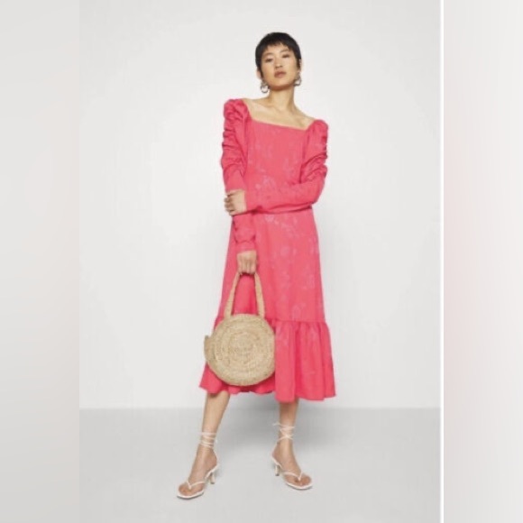 Urban Outfitters Cras Lisecras Puff Sleeve Dress - Picture 3 of 3